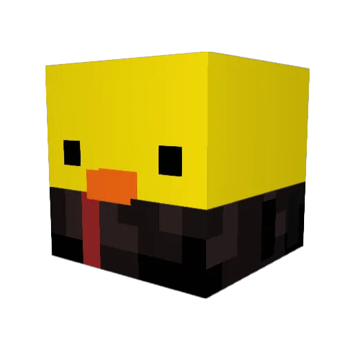 Robak_Wampir Minecraft avatar head, 3D render