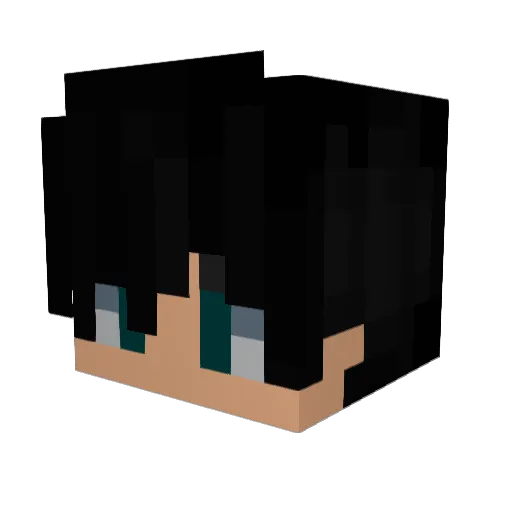 Robay Minecraft avatar head, 3D render