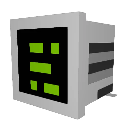 Robaytt Minecraft avatar head, 3D render