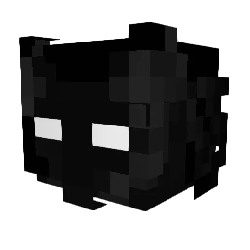 RobbMcv Minecraft avatar head, 3D render
