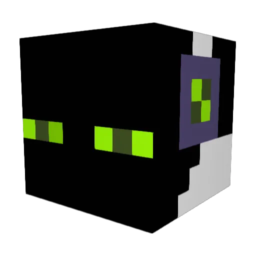 RobbeClaes Minecraft avatar head, 3D render