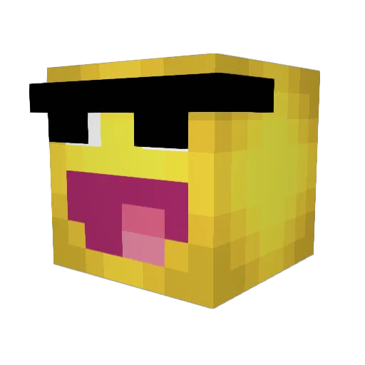Robbe_J Minecraft avatar head, 3D render