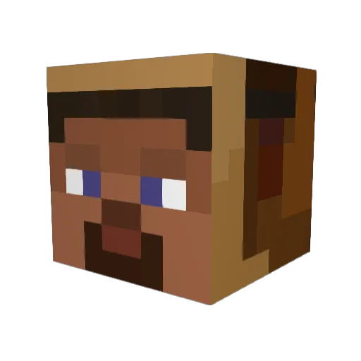 Robbierobo02 Minecraft avatar head, 3D render