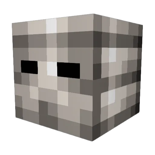 Robbinhood Minecraft avatar head, 3D render
