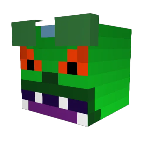 Robby2213 Minecraft avatar head, 3D render