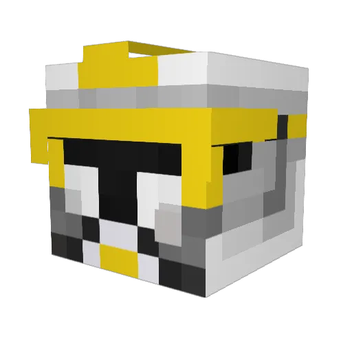 RobbyThePenguin Minecraft avatar head, 3D render