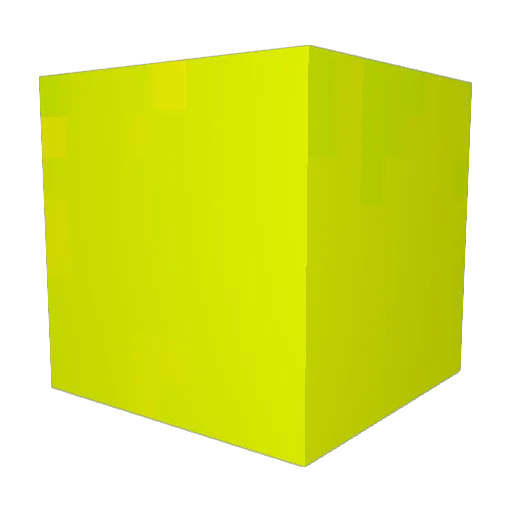 Robbyellow Minecraft avatar head, 3D render