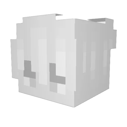 Robciusz Minecraft avatar head, 3D render