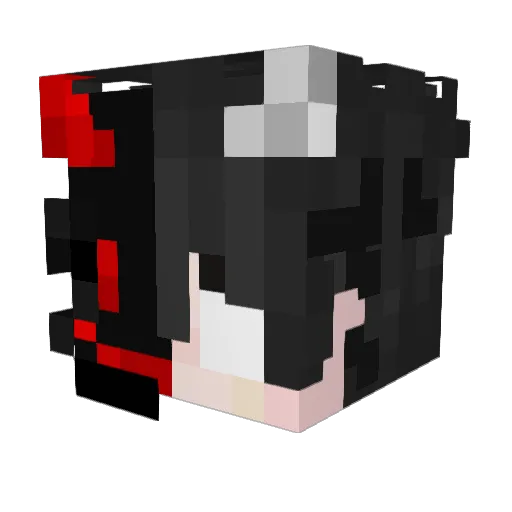 Robeat96 Minecraft avatar head, 3D render
