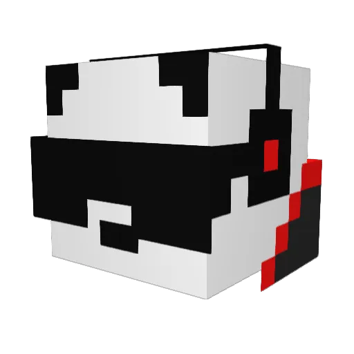 Robeck1998 Minecraft avatar head, 3D render