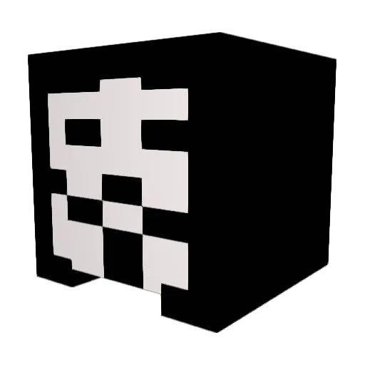 RoberTG6 Minecraft avatar head, 3D render