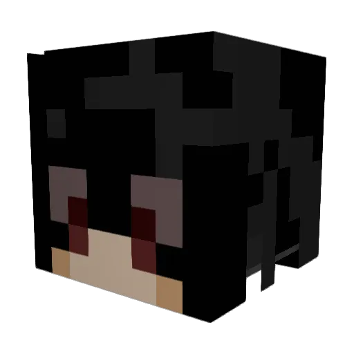 Roberrob Minecraft avatar head, 3D render