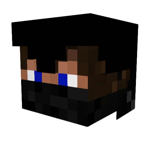 Robert2800 Minecraft avatar head, 3D render