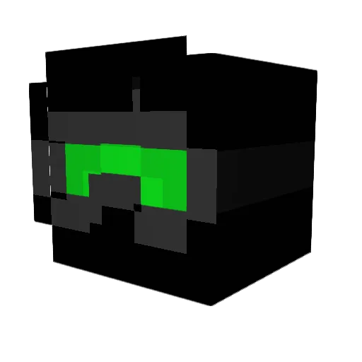 Robert64 Minecraft avatar head, 3D render