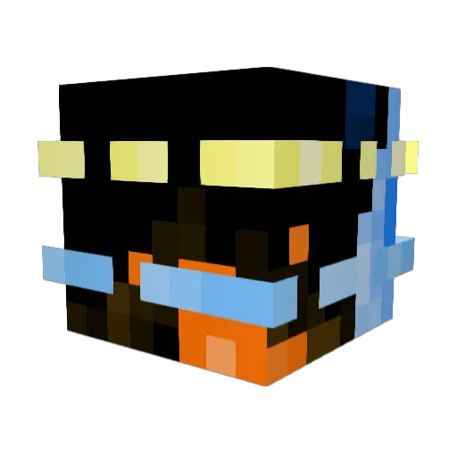 RobertBobertJr Minecraft avatar head, 3D render