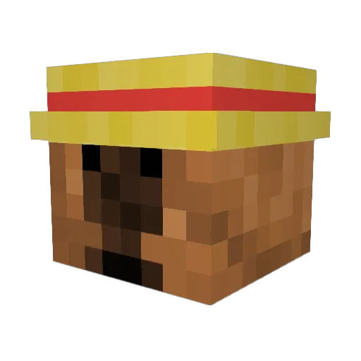 RobertThe007 Minecraft avatar head, 3D render