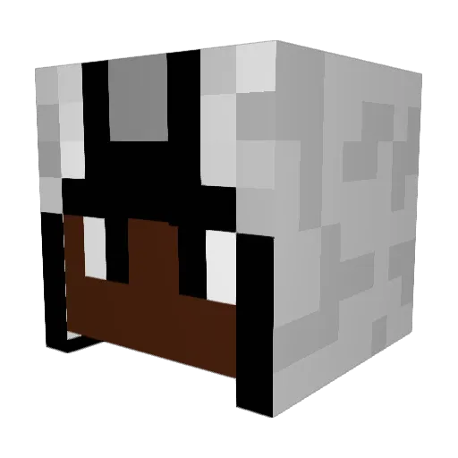Robert_Freeman Minecraft avatar head, 3D render