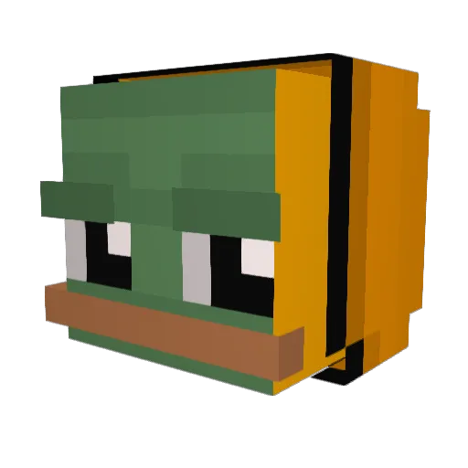 Robert_Geiss420 Minecraft avatar head, 3D render