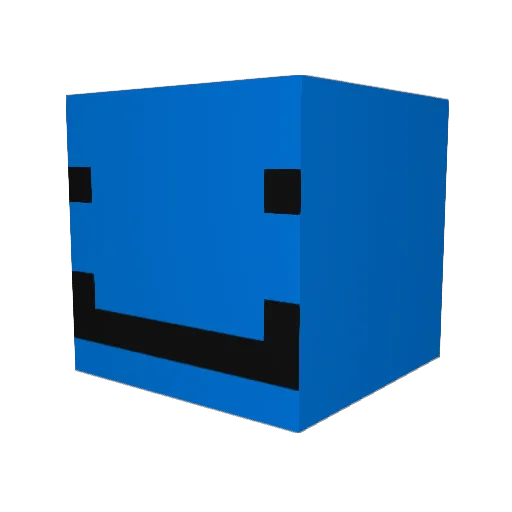 Robertchandler Minecraft avatar head, 3D render