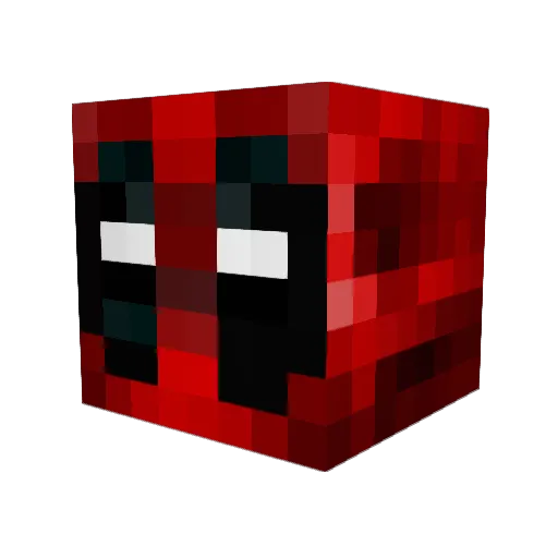 Roberthorn Minecraft avatar head, 3D render
