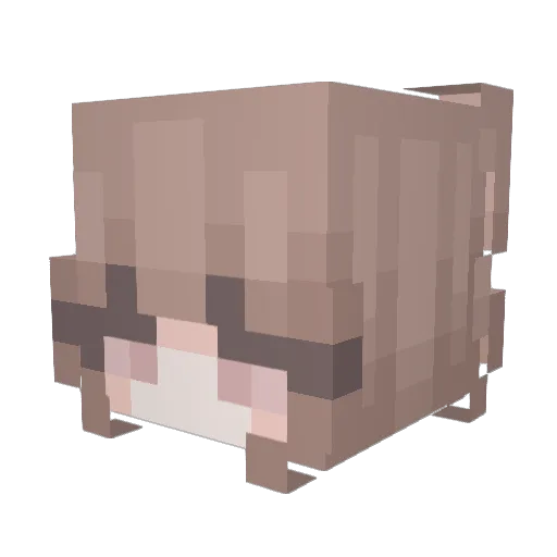 RobertoBaston Minecraft avatar head, 3D render