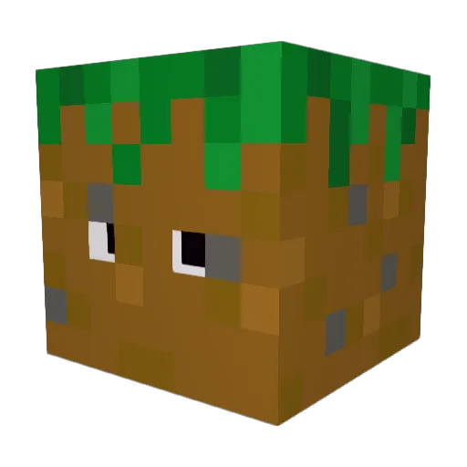 RobertuxMC Minecraft avatar head, 3D render