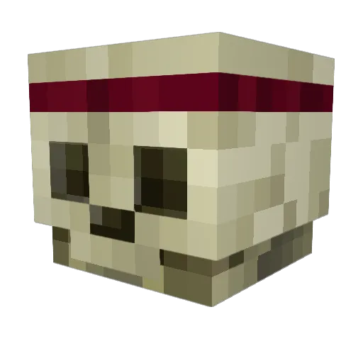 Robertvdk Minecraft avatar head, 3D render
