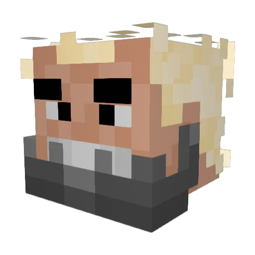Robgamer247 Minecraft avatar head, 3D render