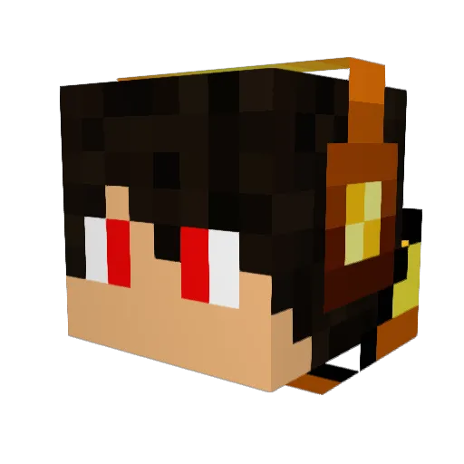 RobiRO2003 Minecraft avatar head, 3D render