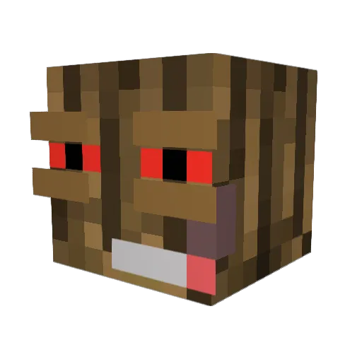 RobiaRendszergaz Minecraft avatar head, 3D render