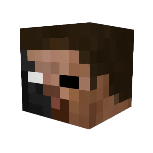 RobieC1Mame321 Minecraft avatar head, 3D render