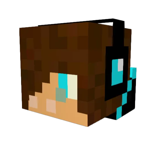 Robin2605 Minecraft avatar head, 3D render
