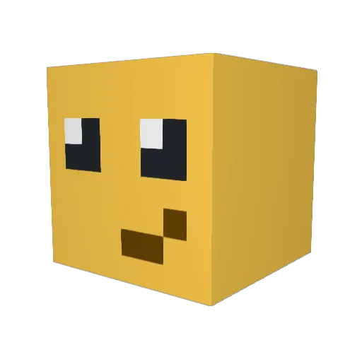 RobinBird421 Minecraft avatar head, 3D render