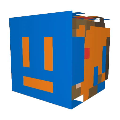 RobinT999 Minecraft avatar head, 3D render