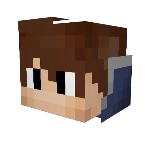RobinZ_1000 Minecraft avatar head, 3D render