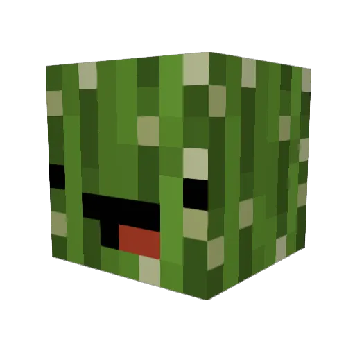 RobinZamani Minecraft avatar head, 3D render
