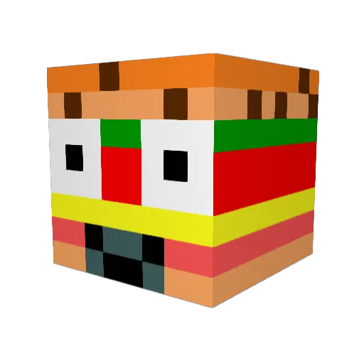 Robin_HoodT Minecraft avatar head, 3D render