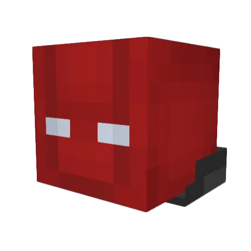 Robin_II_ Minecraft avatar head, 3D render