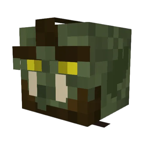 Robin_Rubecula Minecraft avatar head, 3D render