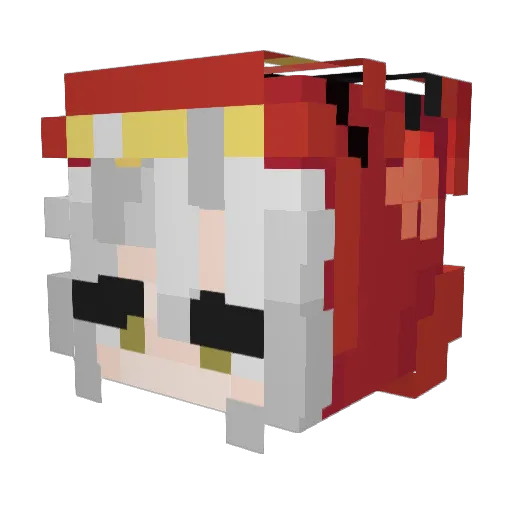 Robin_YN Minecraft avatar head, 3D render
