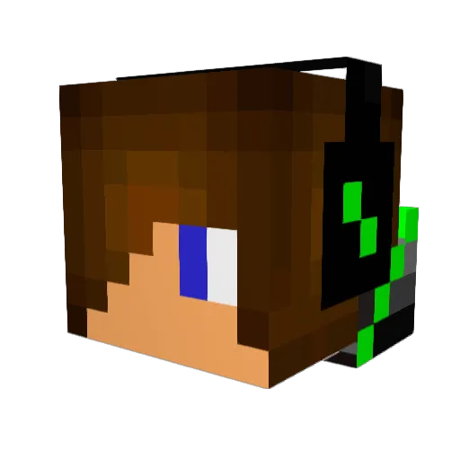 Robinandre08 Minecraft avatar head, 3D render
