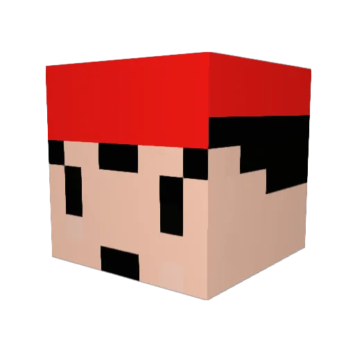Robinator162 Minecraft avatar head, 3D render