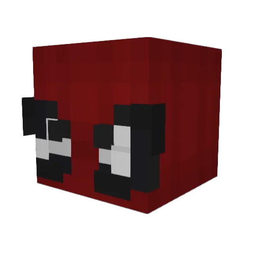RobinhoV Minecraft avatar head, 3D render