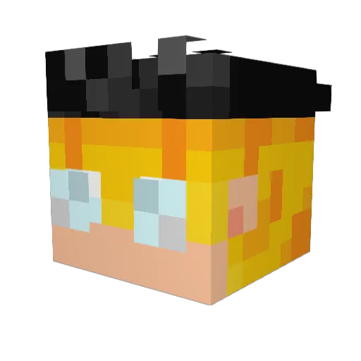 Robinhood_456756 Minecraft avatar head, 3D render