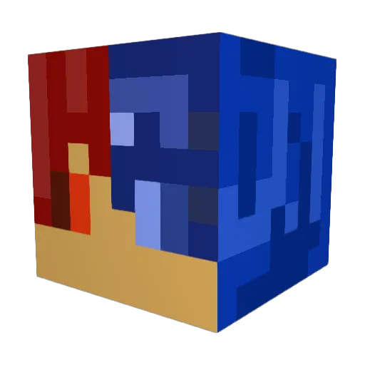RobisEmilija Minecraft avatar head, 3D render