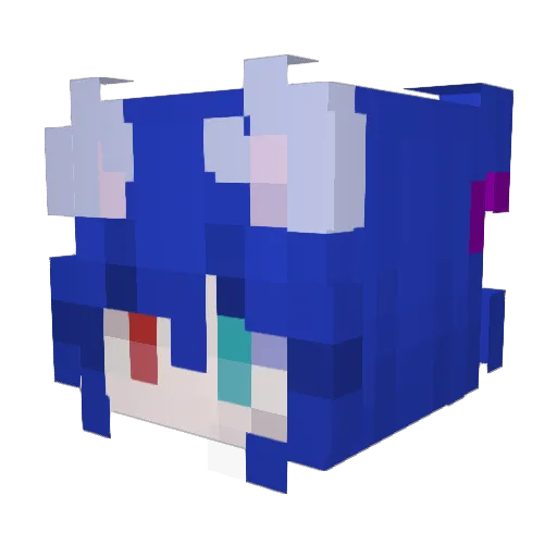 Robitexture Minecraft avatar head, 3D render
