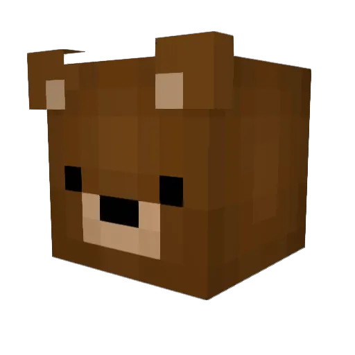 RoblesMcPvP Minecraft avatar head, 3D render