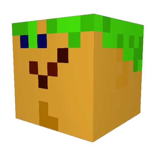 RobloxKwaliteit Minecraft avatar head, 3D render