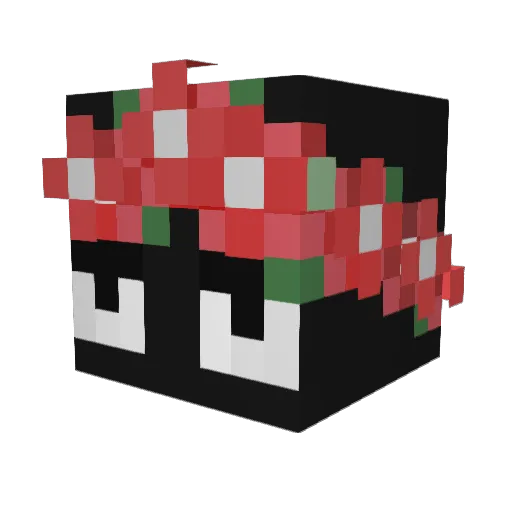 RobloxPlayerTki Minecraft avatar head, 3D render