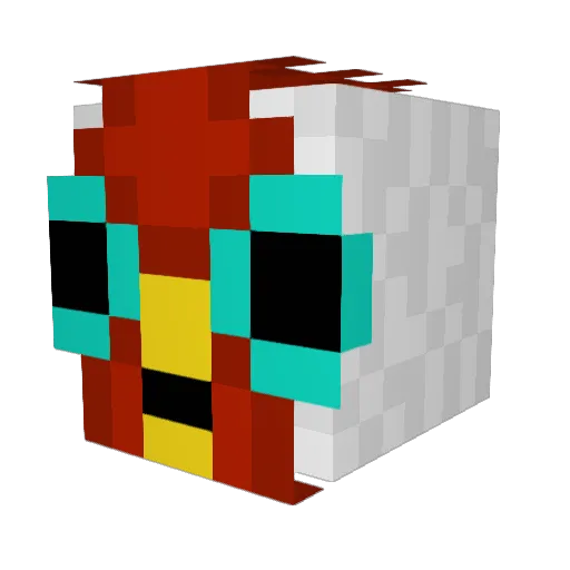 Roblox_enjoyer06 Minecraft avatar head, 3D render